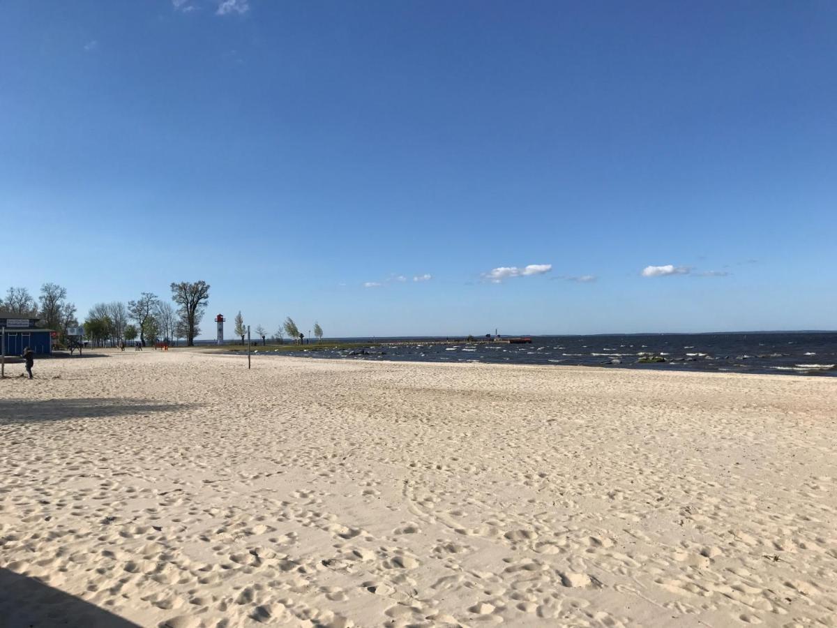 Blick Auf Yachthafen An Der Ostsee Ueckermünde Buitenkant foto